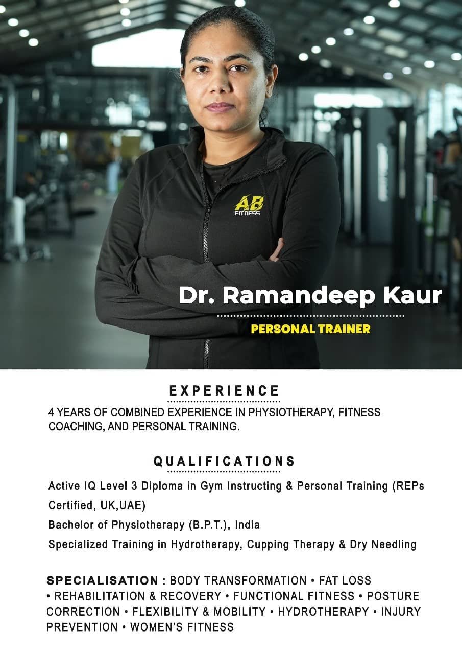 Lady personal trainer in Dubai